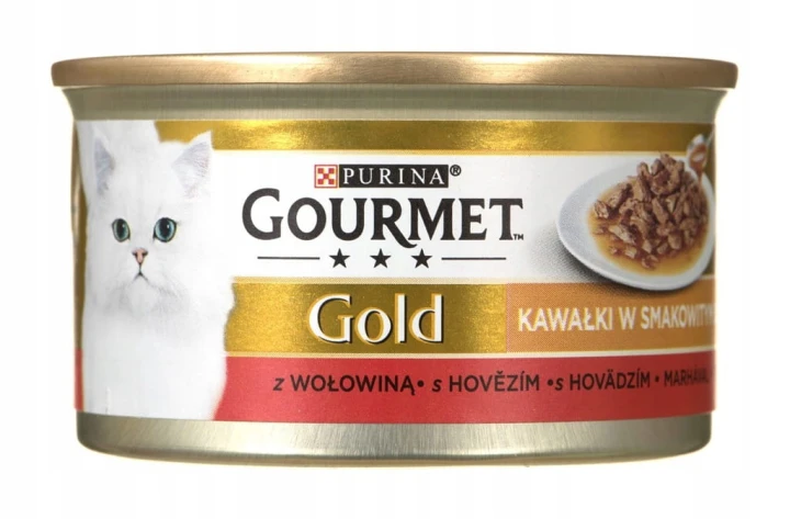 Gourmet karma mokra wołowina 0,085 kg
