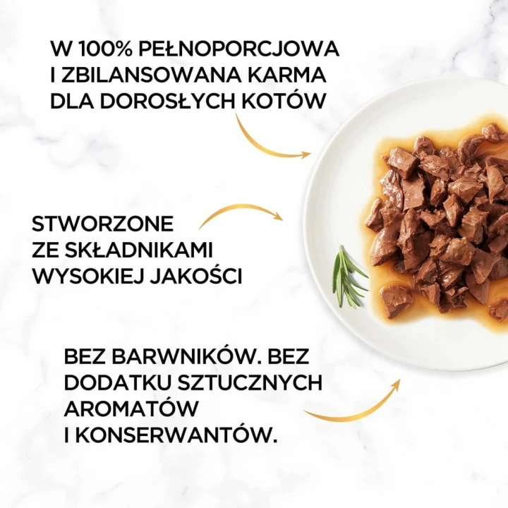 Gourmet karma mokra wołowina 0,085 kg
