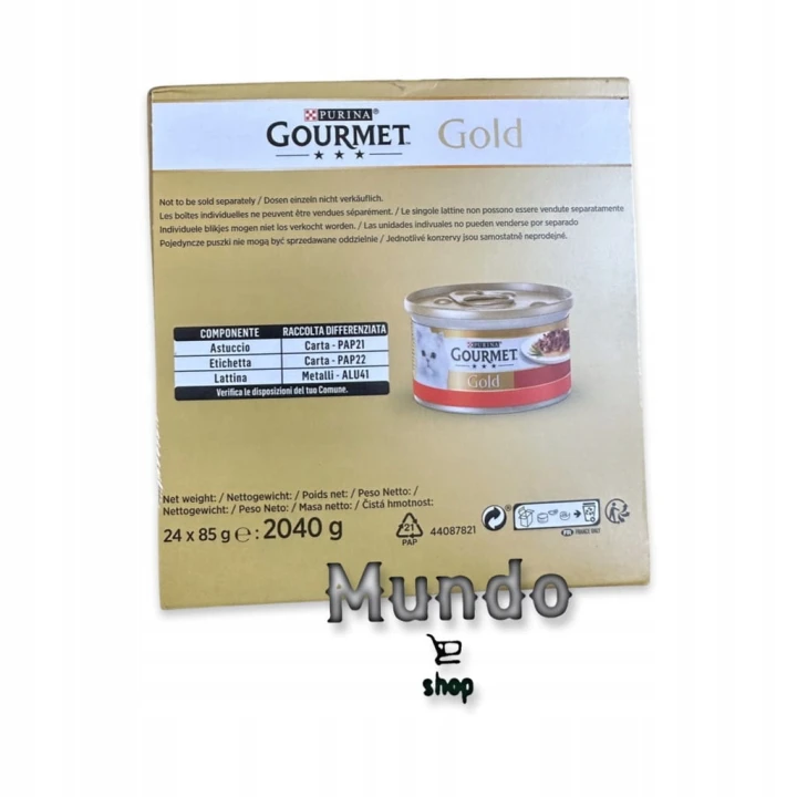 Gourmet karma mokra wołowina 0,085 kg