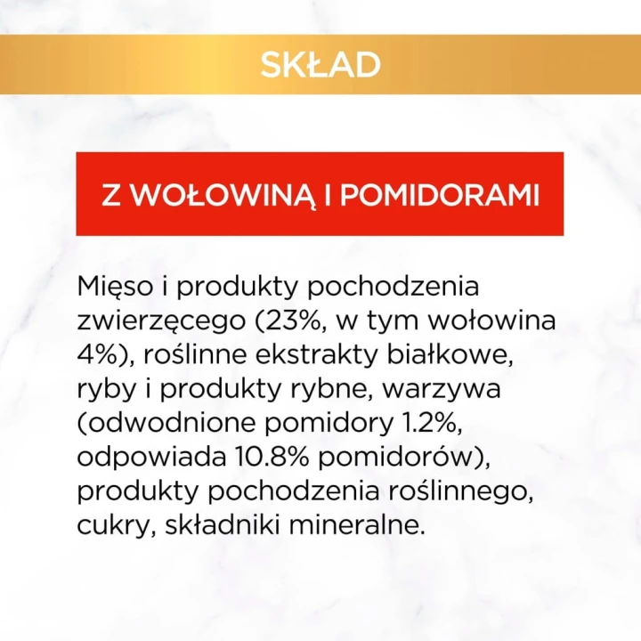 Gourmet Gold Savoury cake mokra karma dla kota wołowina pomidory 85g