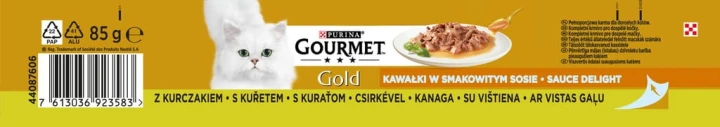 Gourmet Gold Sauce Delight karma mokra kurczak 85g