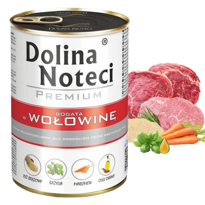 Dolina Noteci karma mokra wołowina 0,4 kg