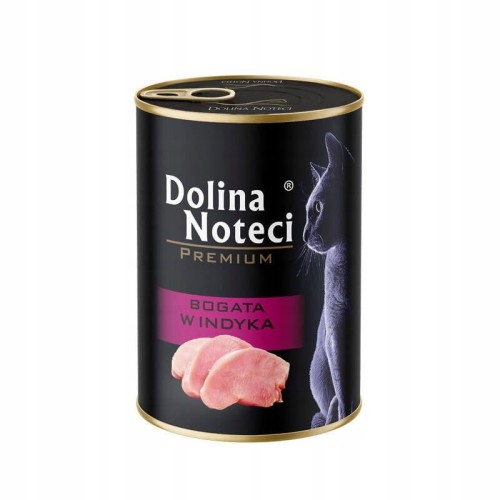 Dolina Noteci bogata w indyka mokra karma dla kota 400g