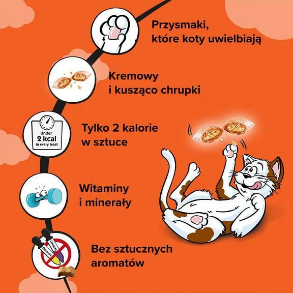 Dreamies Przysmaki dla Kota z kurczakiem 60g