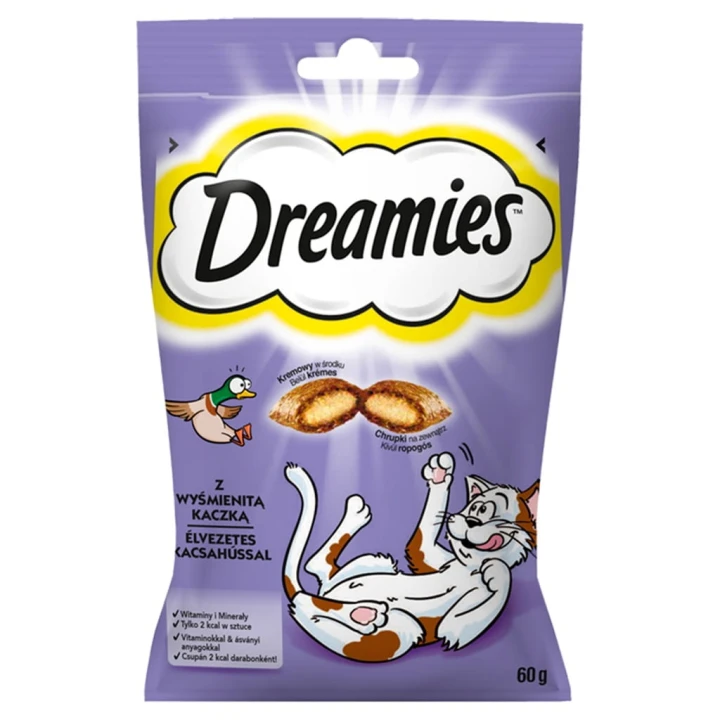 DREAMIES z kaczką przysmak dla kota 60g