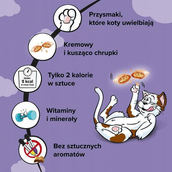 DREAMIES z kaczką przysmak dla kota 60g