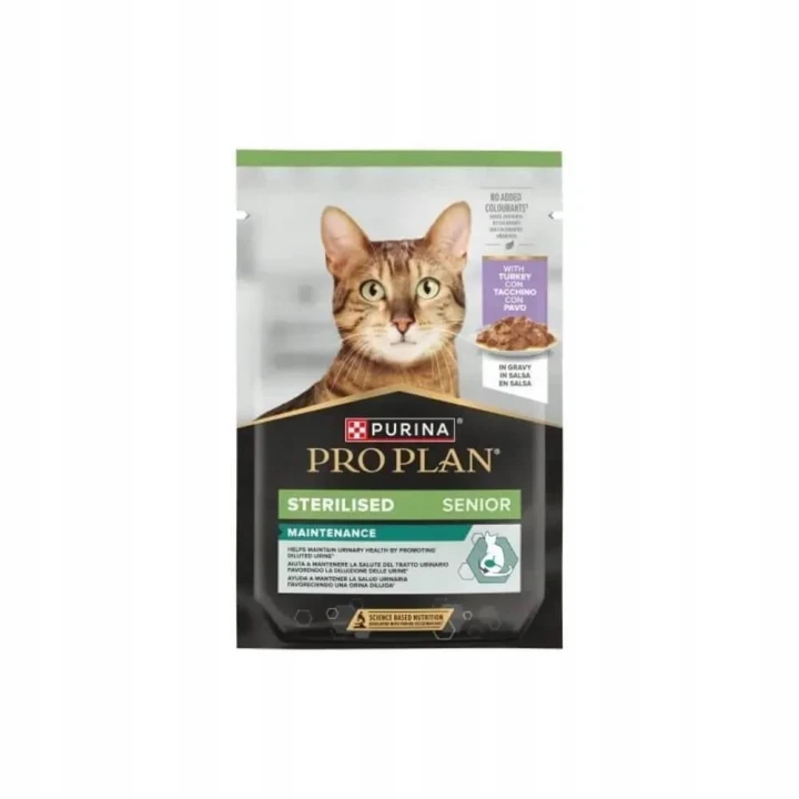PURINA PRO PLAN Sterilised SENIOR 7+ z Indykiem w Sosie 85g