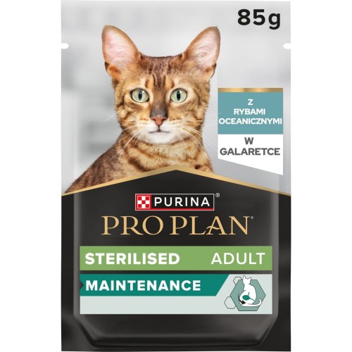 Pro Plan Sterilised Adult Karma dla kotów fish w galaretce 85 g