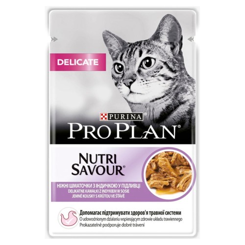 Purina Pro Plan karma mokra Delicate indyk 0,085 kg
