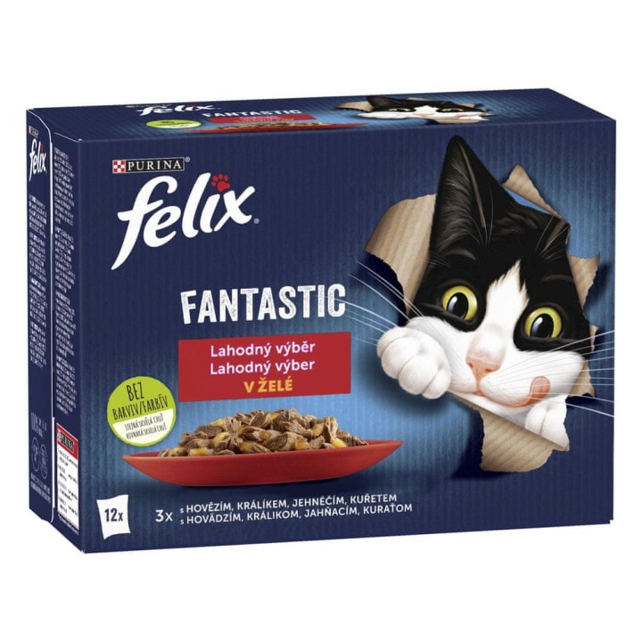 Mokra karma dla kota Felix mix smaków 12x85 g