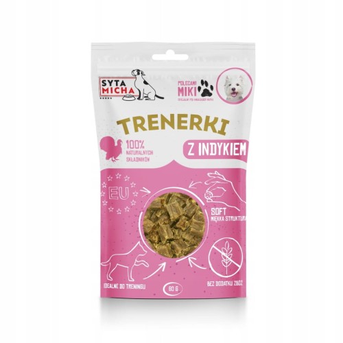 Syta Micha Trenerki z indykiem dla psa 80 g