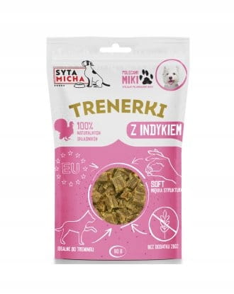 Syta Micha Trenerki z indykiem dla psa 80 g