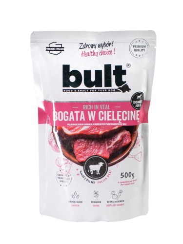BULT karma mokra dla psa saszetka 500g cielęcina