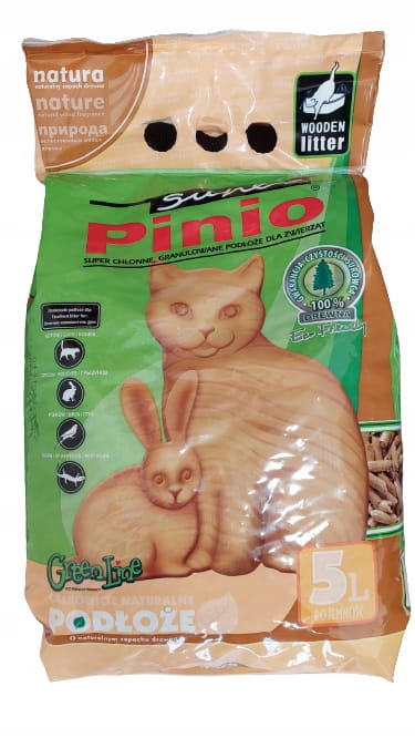 Super Pinio żwirek drewniany 5 l