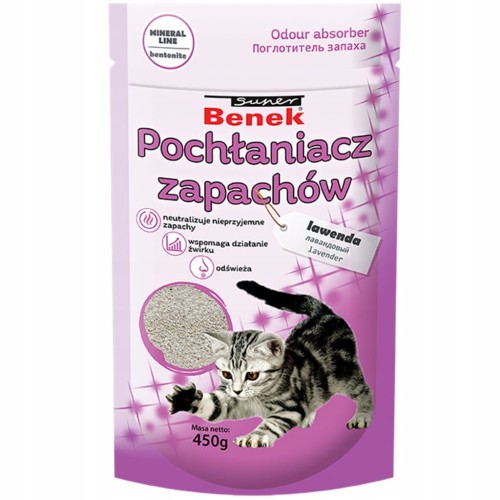 Super Benek Pochłaniacz zapachów Lawenda 0,45 kg