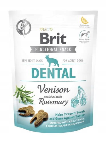 BRIT DENTAL przysmak funkcjonalny dla psa Dziczyzna z Rozmarynem 150g
