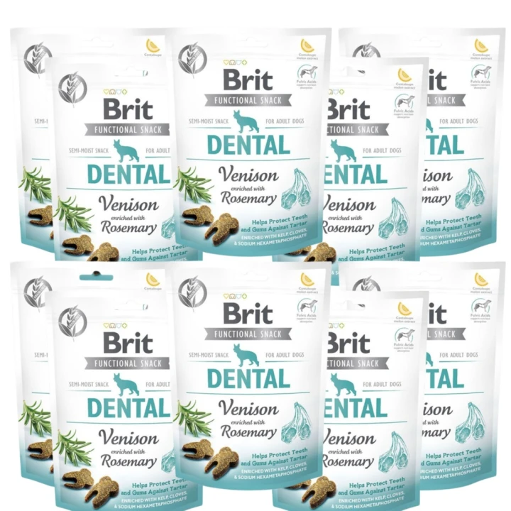 BRIT DENTAL przysmak funkcjonalny dla psa Dziczyzna z Rozmarynem 150g