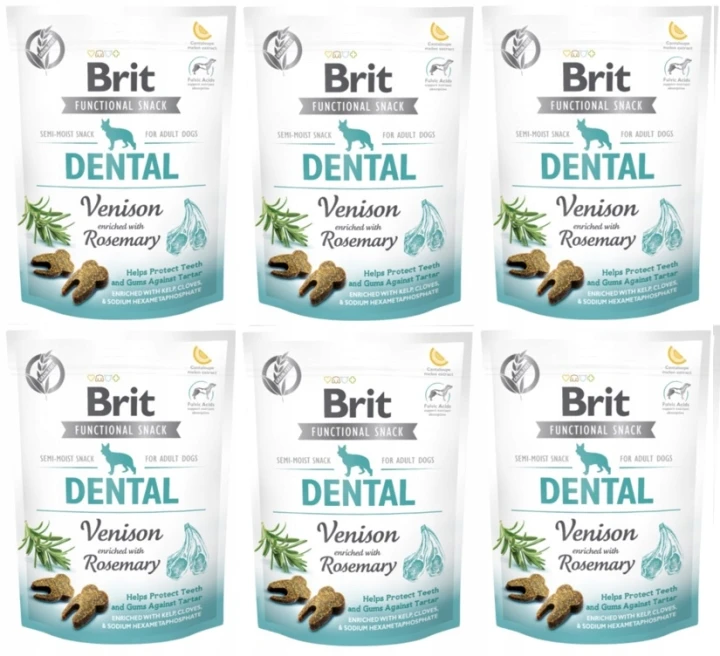 BRIT DENTAL przysmak funkcjonalny dla psa Dziczyzna z Rozmarynem 150g